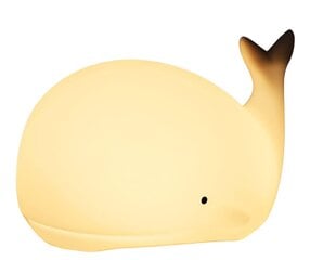 Силиконовый ночник в виде кита, 7 разных цветов. цена и информация | Детские светильники | kaup24.ee