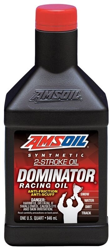 Õli Amsoil DOMINATOR® Synthetic 2-Stroke Oil 0.946ml (TDRQT) цена и информация | Mootoriõlid | kaup24.ee