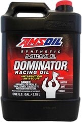 Õli Amsoil DOMINATOR® Synthetic 2-Stroke Oil 3.784l (TDR1G) hind ja info | Mootoriõlid | kaup24.ee