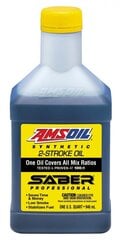 Õli Amsoil Saber® Professional Synthetic 100:1 Pre-Mix 2-Cycle Oil 0.946ml (ATPQT) hind ja info | Mootoriõlid | kaup24.ee