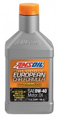 Õli Amsoil European Car Formula 0W-40 Classic ESP Synthetic Motor Oil 0.946ml (EFOQT) hind ja info | Mootoriõlid | kaup24.ee