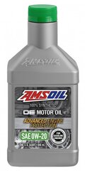 Õli Amsoil SAE 0W-20 OE Synthetic Motor Oil 0.946ml (OEZQT) hind ja info | Mootoriõlid | kaup24.ee