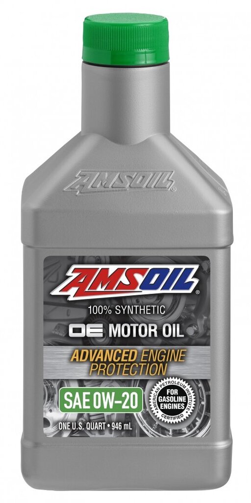 Õli Amsoil SAE 0W-20 OE Synthetic Motor Oil 0.946ml (OEZQT) hind ja info | Mootoriõlid | kaup24.ee