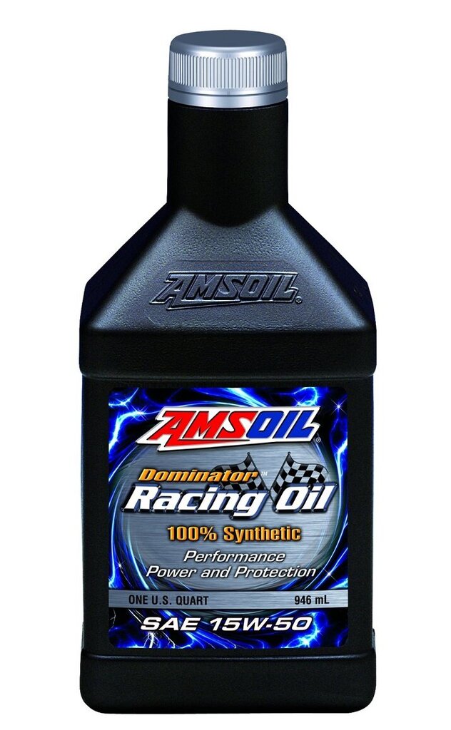 Õli Amsoil DOMINATOR® SAE 15W-50 Synthetic Racing Oil 0.946ml (RD50QT) цена и информация | Mootoriõlid | kaup24.ee