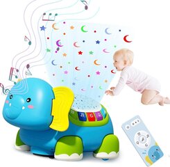 Puldiga muusikaline mänguasi, projektor elevant цена и информация | Игрушки для малышей | kaup24.ee