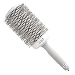 Olivia Garden Expert Blowout Speed XL White & Grey - Расческа для укладки волос с удлиненным корпусом, 65 мм. цена и информация | Расчески, щетки для волос, ножницы | kaup24.ee