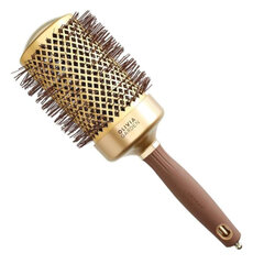 Olivia Garden Expert Blowout Shine Gold & Brown, Расческа для укладки волос с ионизацией, 65 мм. цена и информация | Расчески, щетки для волос, ножницы | kaup24.ee