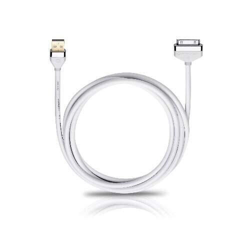 Oehlbach I-Connect iPod USB kaabel, Valge цена и информация | Kaablid ja juhtmed | kaup24.ee