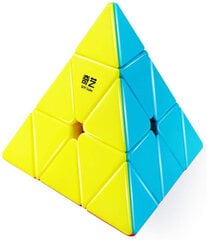 Püramiidi pusle Rubiku kuubiku - Pyraminx, kleebisteta hind ja info | Lauamängud ja mõistatused | kaup24.ee