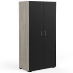 Шкаф Aatrium Izzy, 90.3x51x185 см, черный цена и информация | Шкафы | kaup24.ee