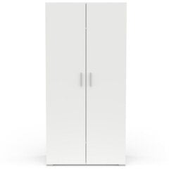 Шкаф Aatrium Izzy, 90x51x185 см, белый цена и информация | Шкафы | kaup24.ee