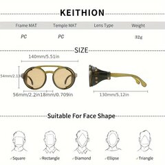 Retrostiilis prillid Deal hind ja info | Meeste päikeseprillid | kaup24.ee