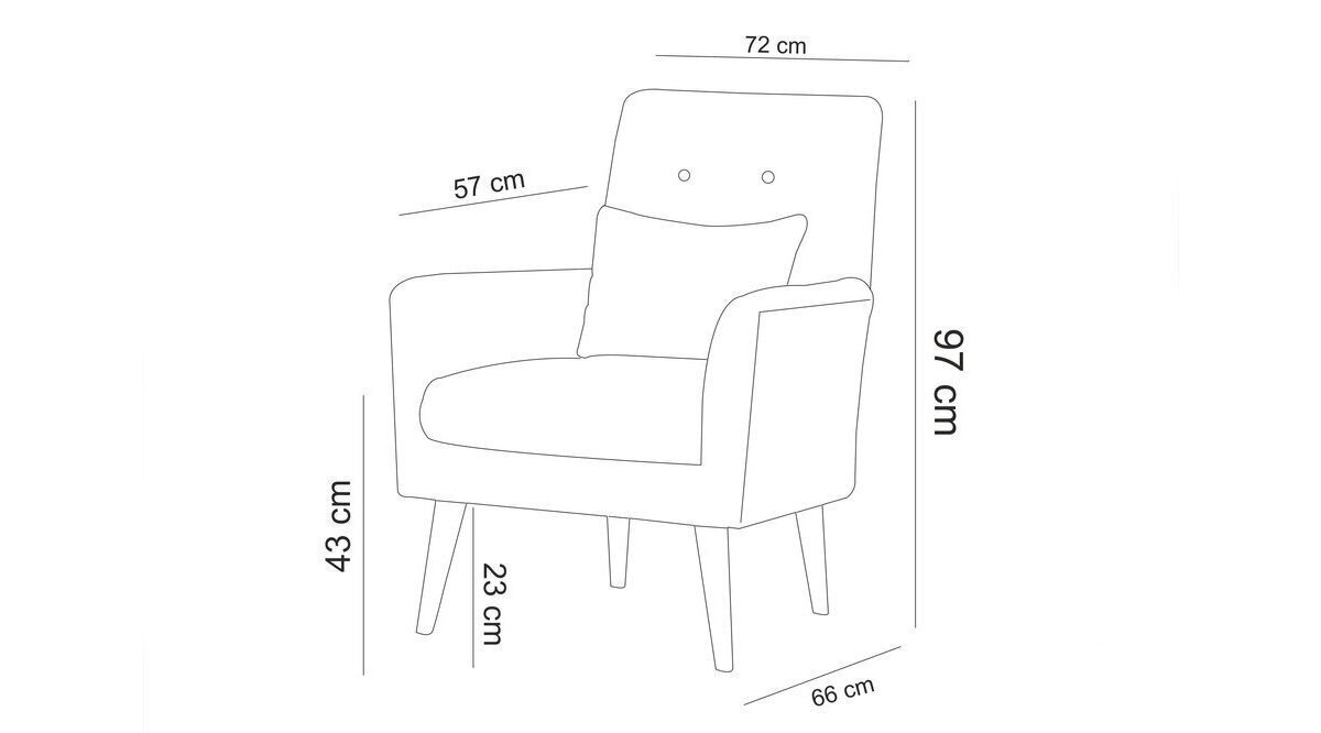 2-osaline elutoa mööblikomplekt Asir Aqua-Takim1-S 1053, hall hind ja info | Pehme mööbli komplektid  | kaup24.ee