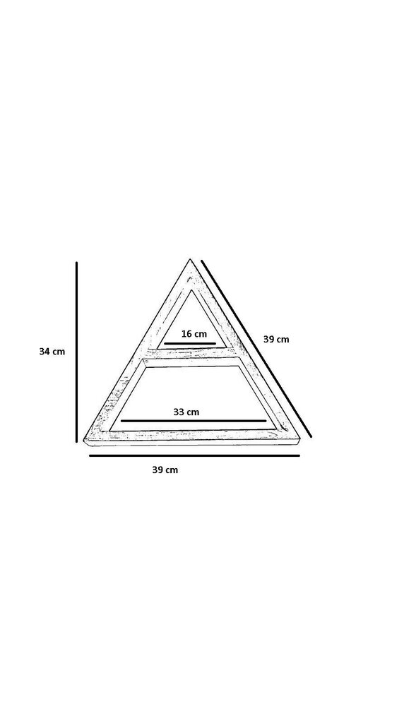 Riiul Asir 1042-1, pruun hind ja info | Riiulid | kaup24.ee