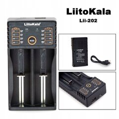 Зарядное устройство LiitoKala Lii-202 цена и информация | Зарядные устройства для элементов питания | kaup24.ee