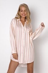 Ночная рубашка Aruelle Brie, розовая/белая цена и информация | Женские пижамы, ночнушки | kaup24.ee