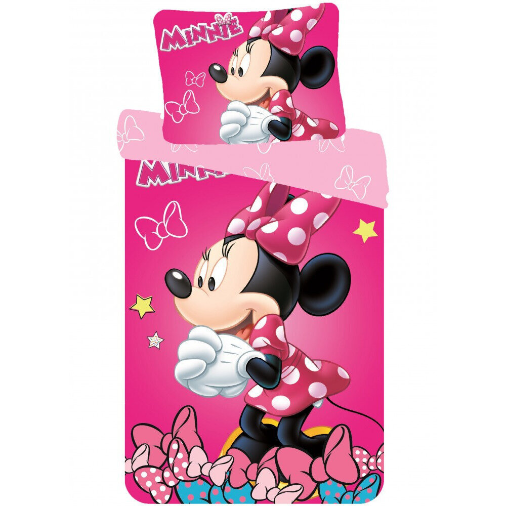 Laste voodipesukomplekt Minnie Mouse, 140x200, 2 osa hind ja info | Voodipesukomplektid | kaup24.ee