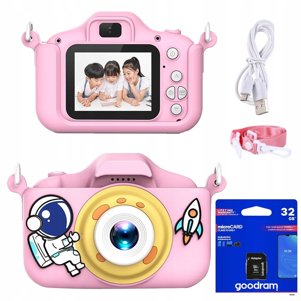 Lastekaamera 1080p +32GB цена и информация | Fotoaparaadid | kaup24.ee