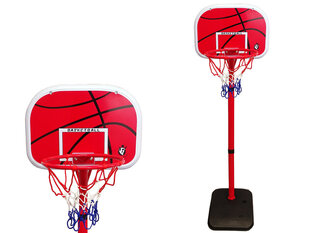 Korvpallikorv ja pall Hong Deng, 62 x 40 x 160 cm цена и информация | Баскетбольные стойки | kaup24.ee