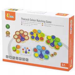 Puidust Montessori värvide sobitamise mäng Povo tail Viga hind ja info | Arendavad mänguasjad | kaup24.ee
