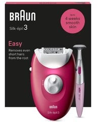 Braun Silk-Epil 3 3-202 цена и информация | Эпиляторы | kaup24.ee