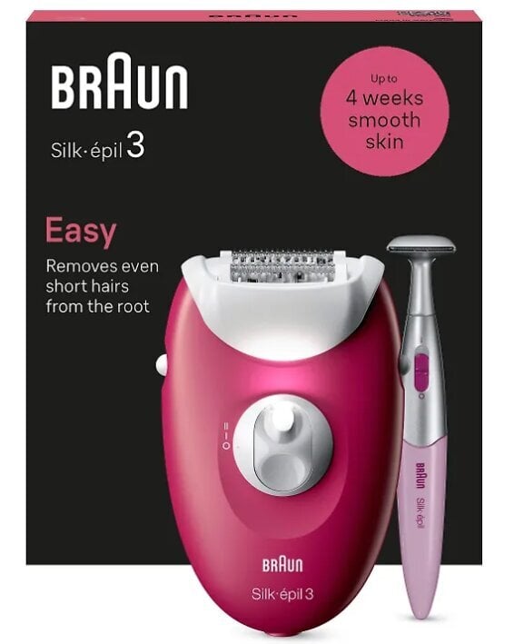 Braun Silk-Epil 3 3-202 hind ja info | Epilaatorid, raseerijad | kaup24.ee