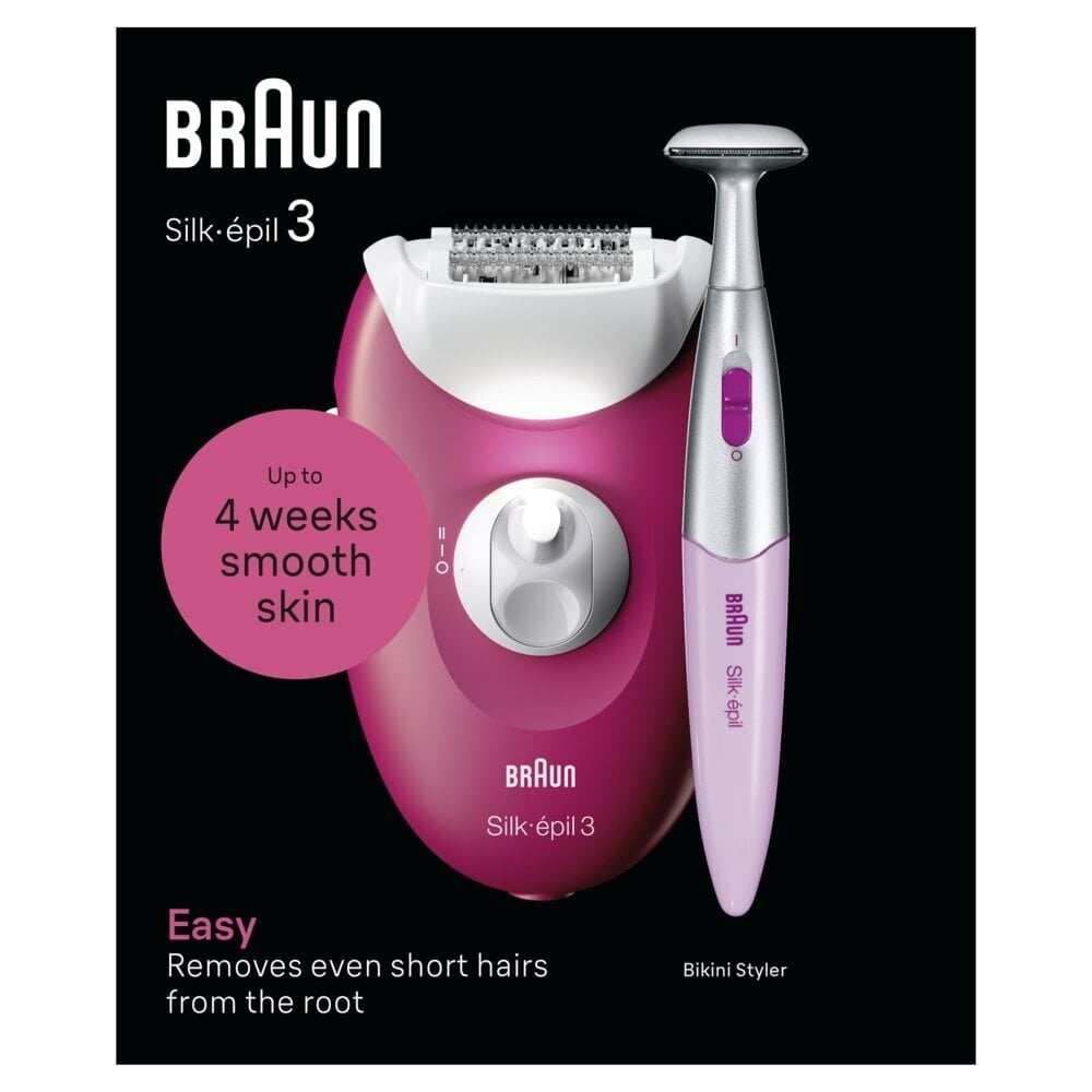 Braun Silk-Epil 3 3-202 hind ja info | Epilaatorid, raseerijad | kaup24.ee