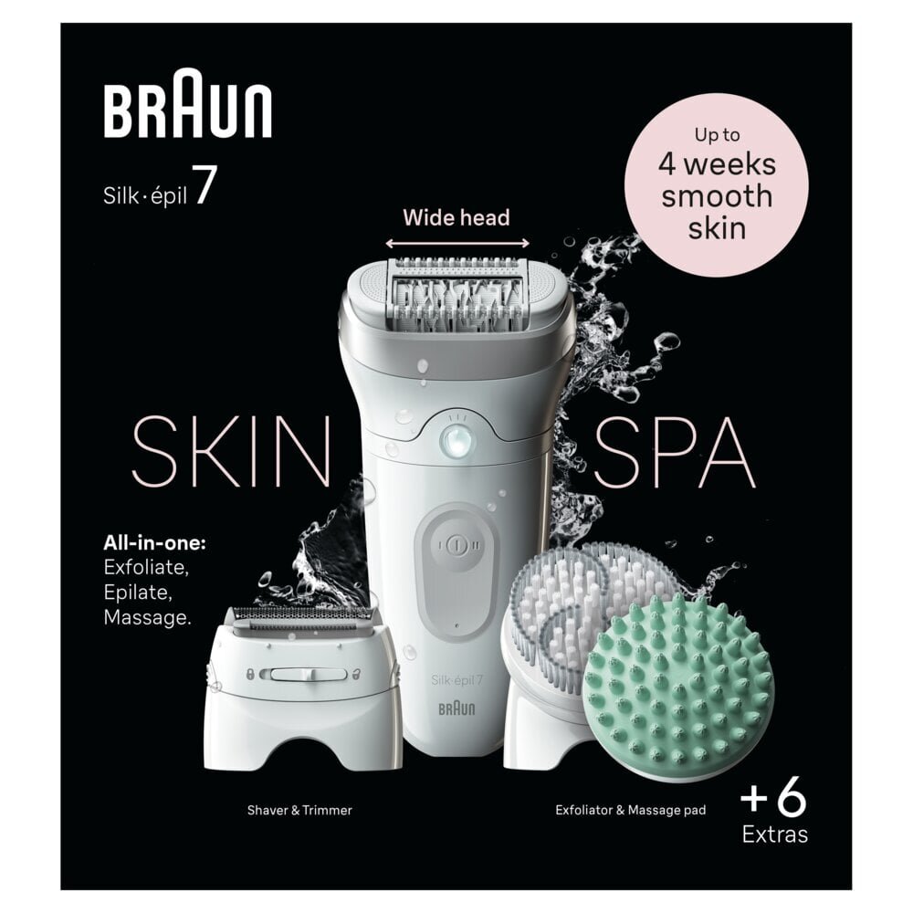 Braun Silk-Epil 7 7-081 SkinSpa цена и информация | Epilaatorid, raseerijad | kaup24.ee