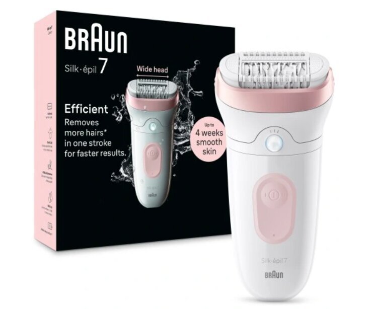 Braun Silk-Epil 7 7-000 hind ja info | Epilaatorid, raseerijad | kaup24.ee