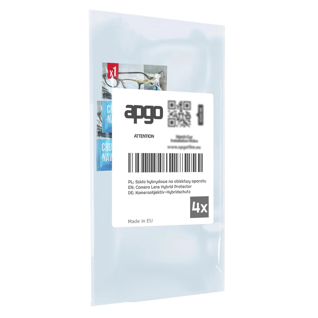 Apgo 4x Lens Protector Camera Protective Hybrid Glass цена и информация | Ekraani kaitsekiled | kaup24.ee
