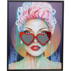 Картина в рамке Faces Glasses цена и информация | Картины, живопись | kaup24.ee