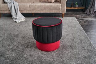 Pouffe Rose Puf - Black цена и информация | Кресла-мешки и пуфы | kaup24.ee