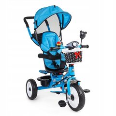 Многофункциональная трехколесная коляска BE-ACTIVE 3в1, синий цена и информация | Трехколесные велосипеды | kaup24.ee