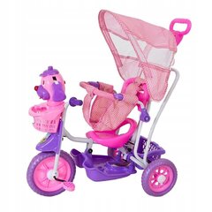 Трехколесный велосипед Baby Star, розовый цена и информация | Трехколесные велосипеды | kaup24.ee