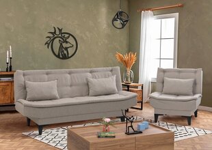 2-х частей гостиной мебельный комплект Asir Santo-S-1070, песочного цвета цена и информация | Комплекты мягкой мебели | kaup24.ee