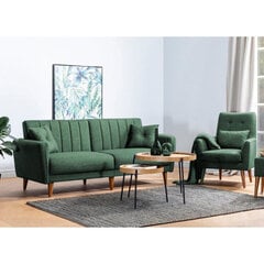 2-osaline elutoa mööblikomplekt Asir Aqua-TKM07-1070, roheline hind ja info | Pehme mööbli komplektid | kaup24.ee