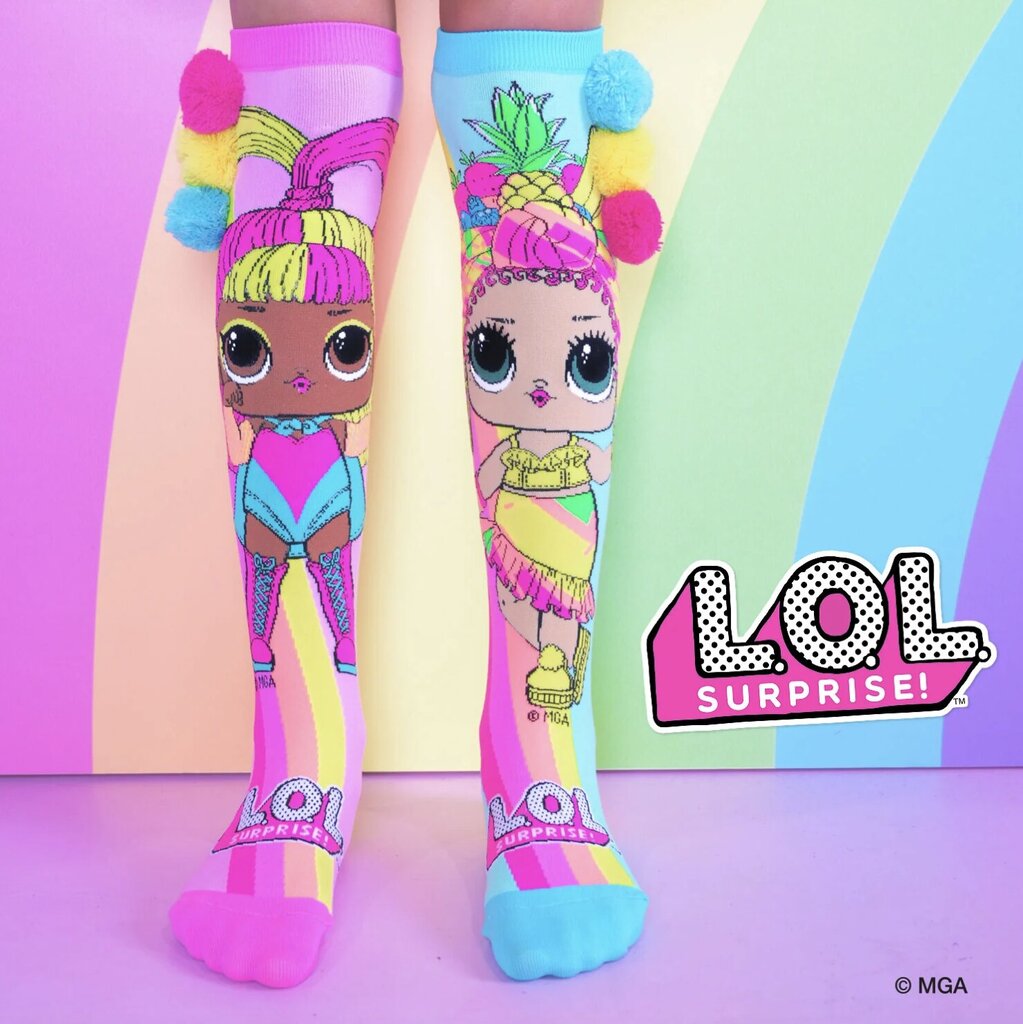 Värvilised sokid L.O.L Surprise Chica & Glow цена и информация | Tüdrukute sukkpüksid ja sokid | kaup24.ee
