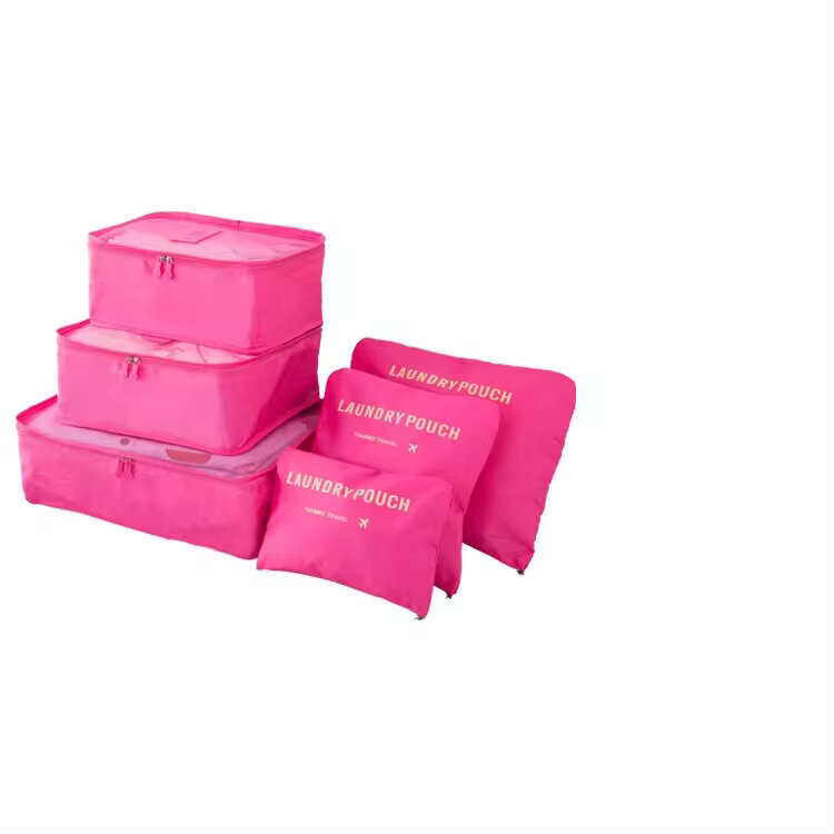 Kohvrikorraldaja komplekt Packing Cubes, roosa hind ja info | Kohvrid, reisikotid | kaup24.ee
