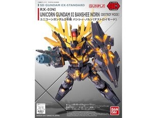 Bandai - SD Ex-Standard RX-0 (N) Unicorn Gundam 02 Banshee Norn (Destroy Mode), 65628 hind ja info | Klotsid ja konstruktorid | kaup24.ee