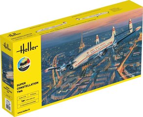 Heller - Lockheed Super Constellation TWA mudeli komplekt, 1/72, 58391 hind ja info | Klotsid ja konstruktorid | kaup24.ee