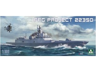 Сборная пластиковая модель. Takom - Admiral Gorshkov-class frigate FFG Project 22350, 1/350, 6009 цена и информация | Конструкторы и кубики | kaup24.ee