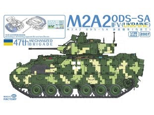 Сборная пластиковая модель. Magic Factory - Bradley M2A2 ODS-SA IFV (Ukraine), 1/48, 2007 цена и информация | Конструкторы и кубики | kaup24.ee
