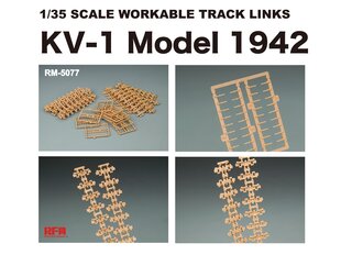 Rye Field Model - Workable Track Links KV-1 Model 1942, 1/35, 5077 hind ja info | Klotsid ja konstruktorid | kaup24.ee