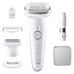 Braun Silk-Epil 9 SES9-341 + Braun FS1000 Mini Face цена и информация | Эпиляторы | kaup24.ee