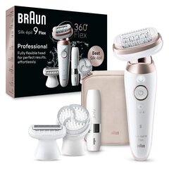 Braun SES9-360 3D Silk-épil 9 Flex + FS1000 minipardel FACE hind ja info | Epilaatorid, raseerijad | kaup24.ee