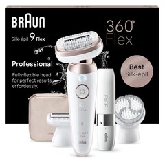 Braun SES9-360 3D Silk-Epil 9 Flex + Braun Mini Face hind ja info | Epilaatorid, raseerijad | kaup24.ee