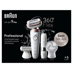 Braun SES9-360 3D Silk-épil 9 Flex цена и информация | Эпиляторы | kaup24.ee