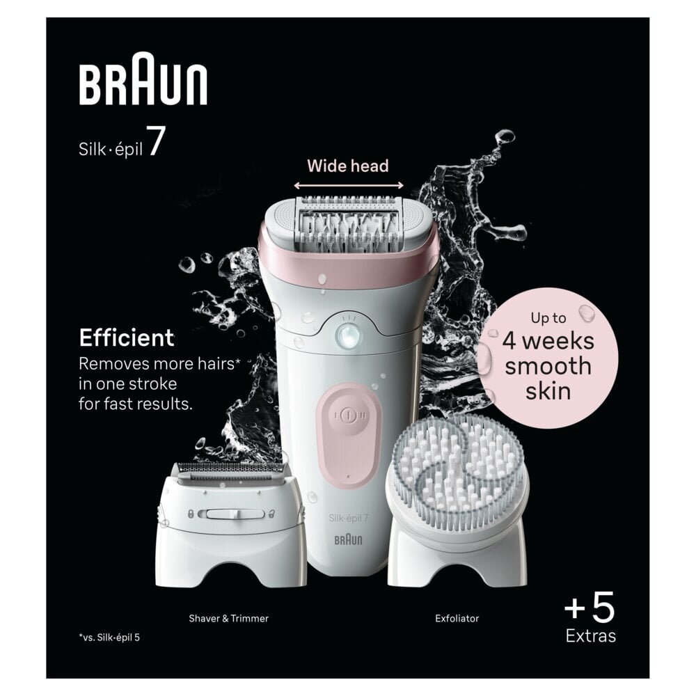 Braun Silk-Epil 7 SE7-060 цена и информация | Epilaatorid, raseerijad | kaup24.ee