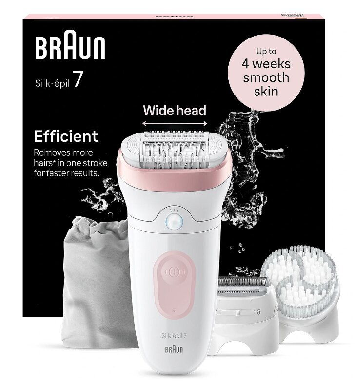 Braun Silk-Epil 7 SE7-060 цена и информация | Epilaatorid, raseerijad | kaup24.ee