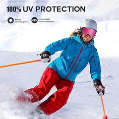 Лыжные очки CyConncet, розовые цена и информация | Suusaprillid | kaup24.ee